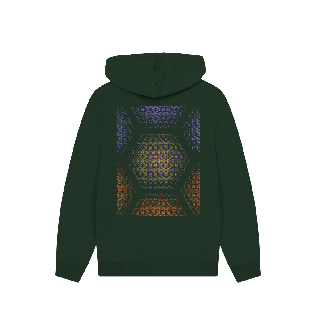 Evergreen Printed Hoody Back