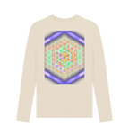 Oat Printed Long Sleeve T Shirt Back