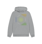 Athletic Grey Printed Hoody Front