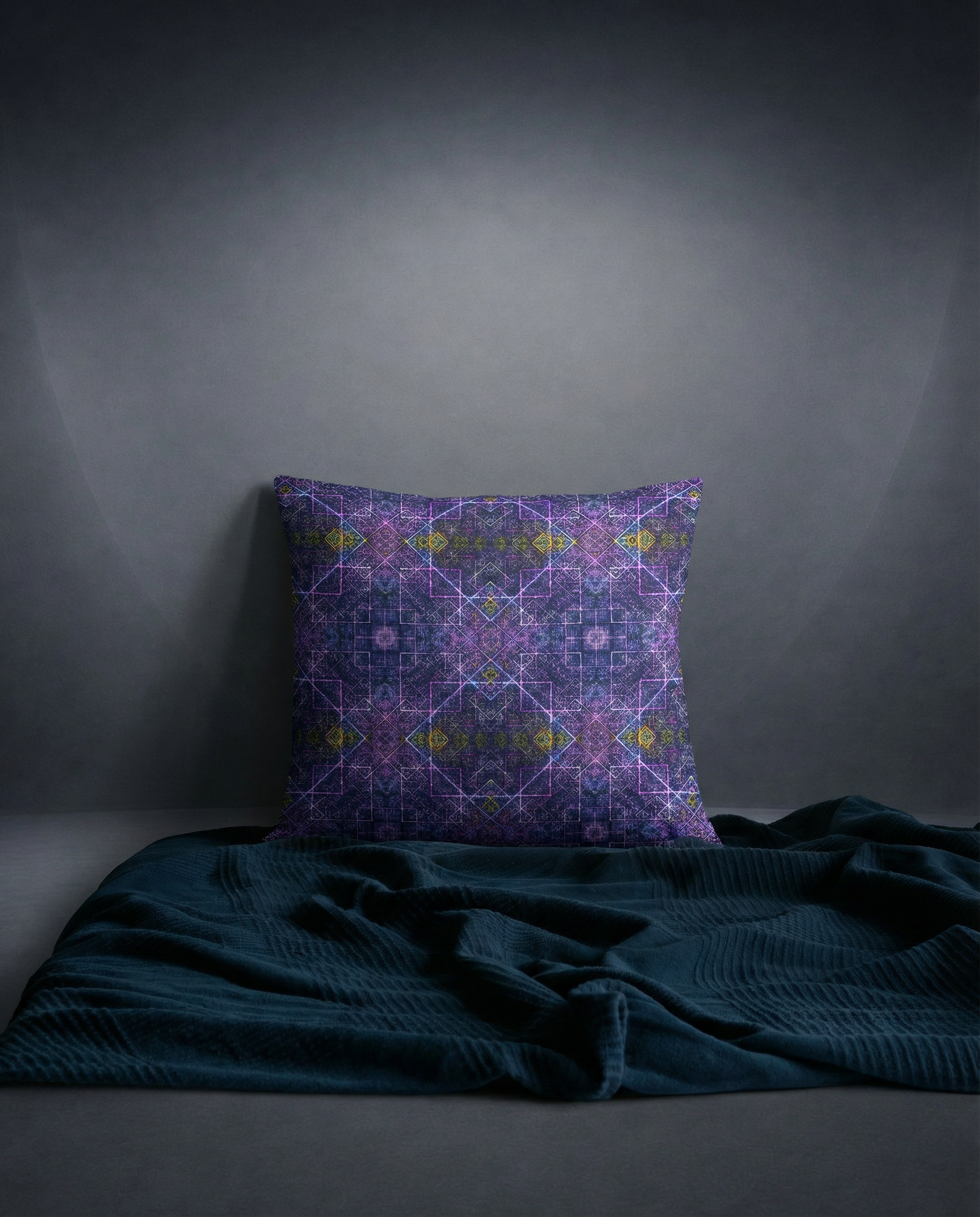Solar Nexus Pillow — Premium Geometric Cushion