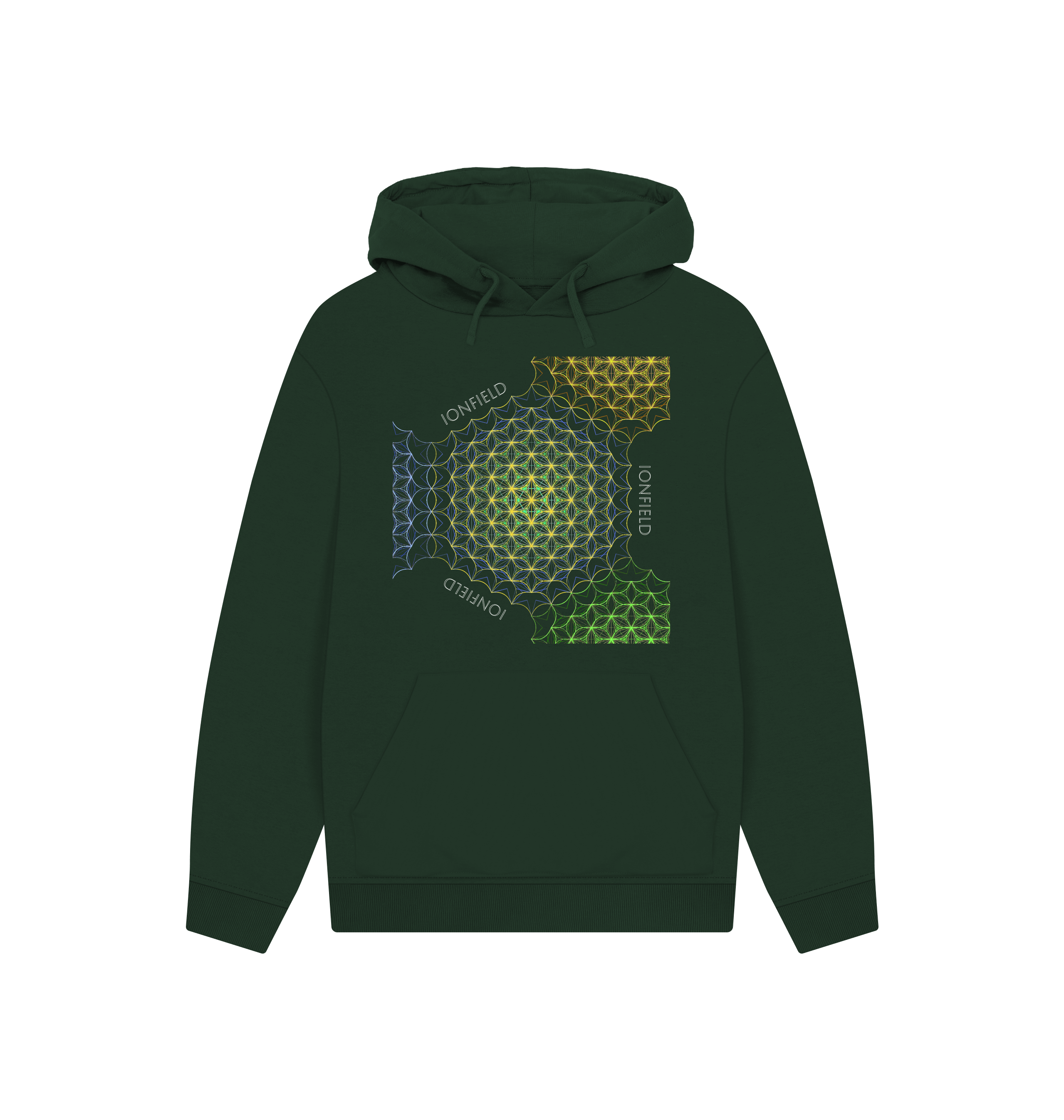 Evergreen Printed Hoody Front