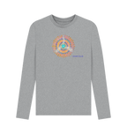 Athletic Grey Printed Long Sleeve T Shirt Front