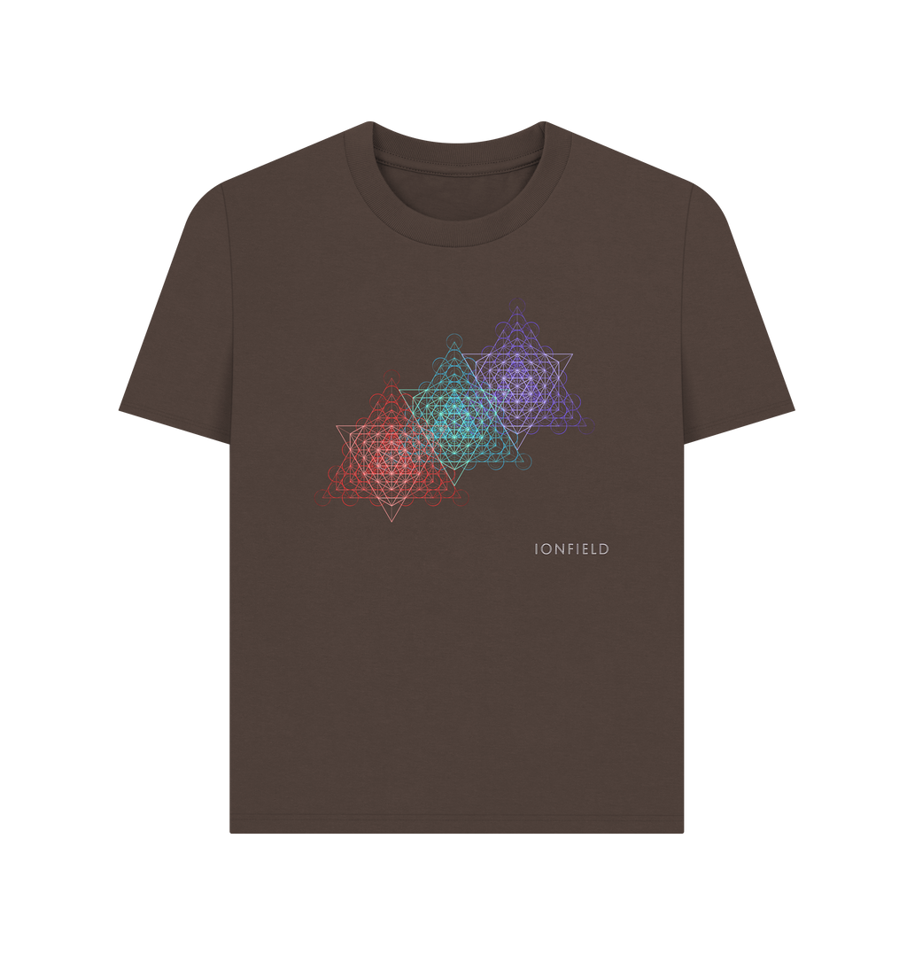 Chocolate Printed T-shirt Front