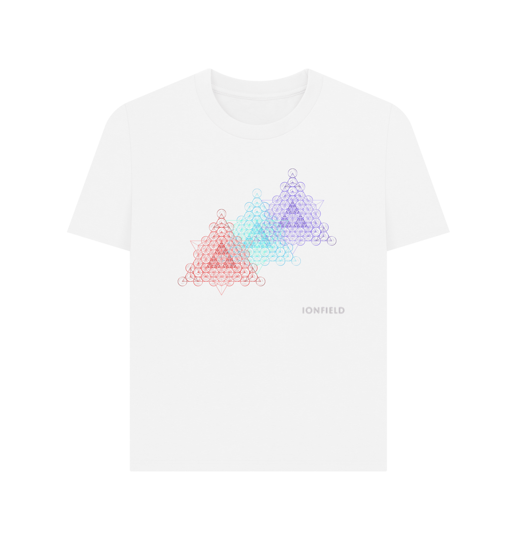 White Printed T-shirt Front