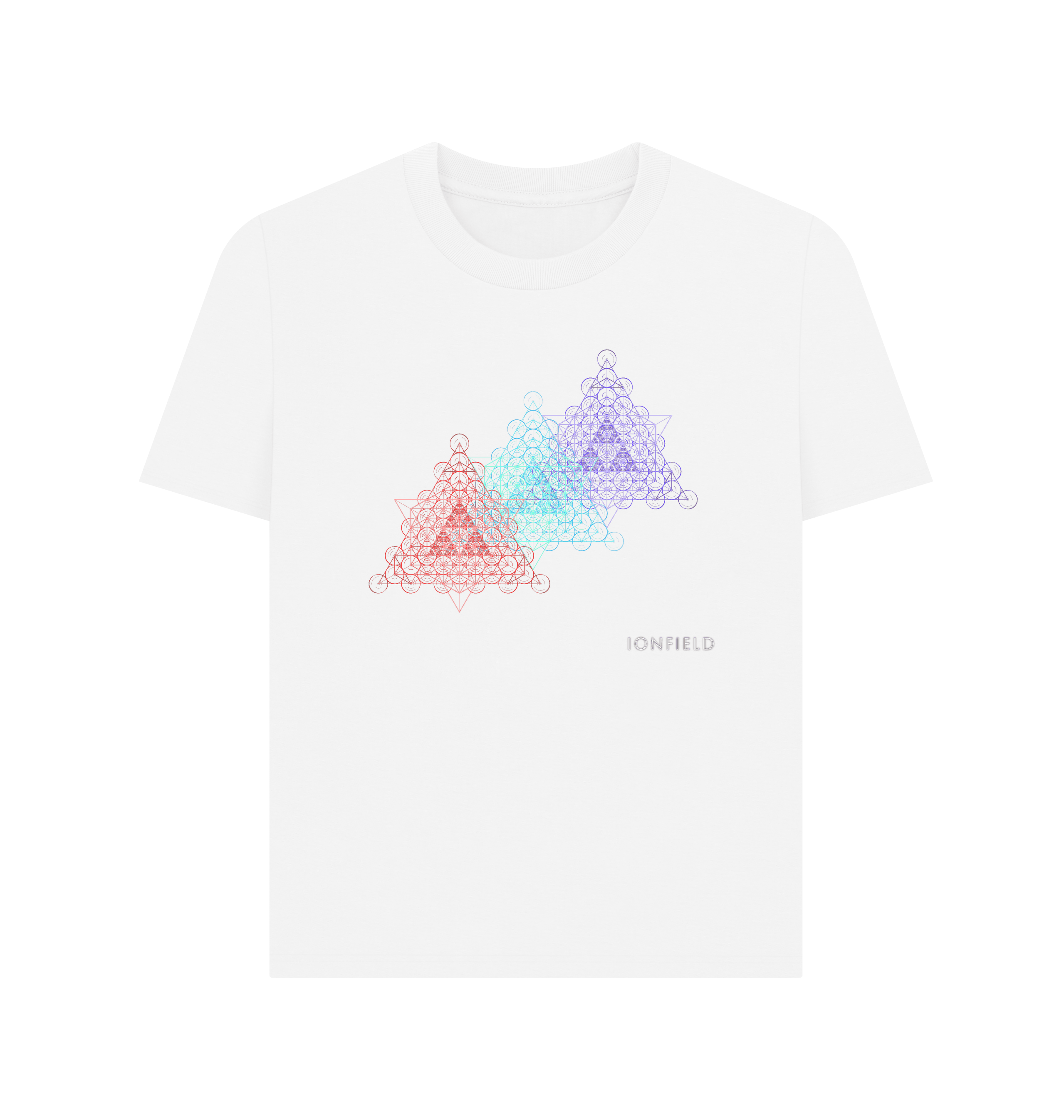 White Printed T-shirt Front