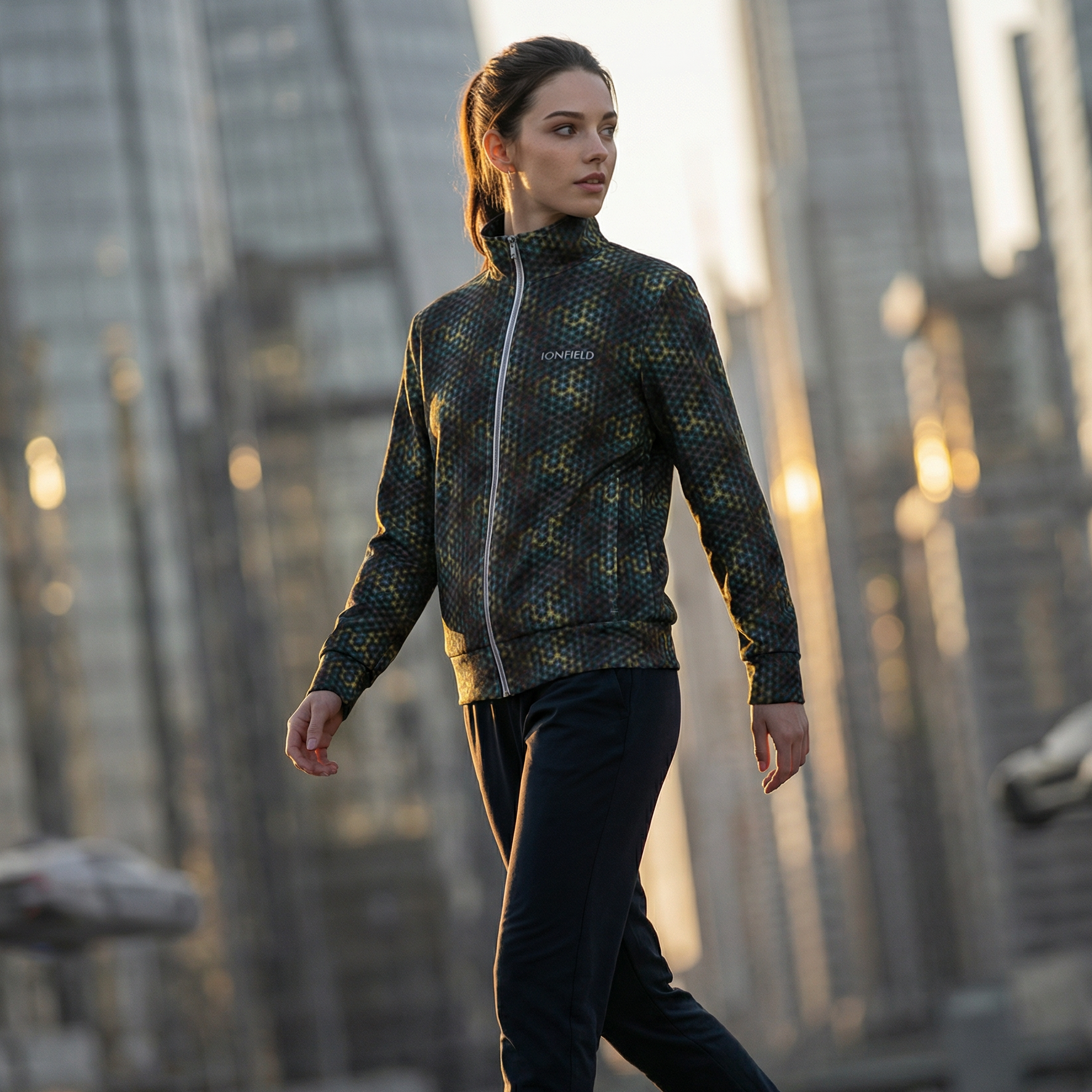Fractal Drift — Unisex Track Jacket